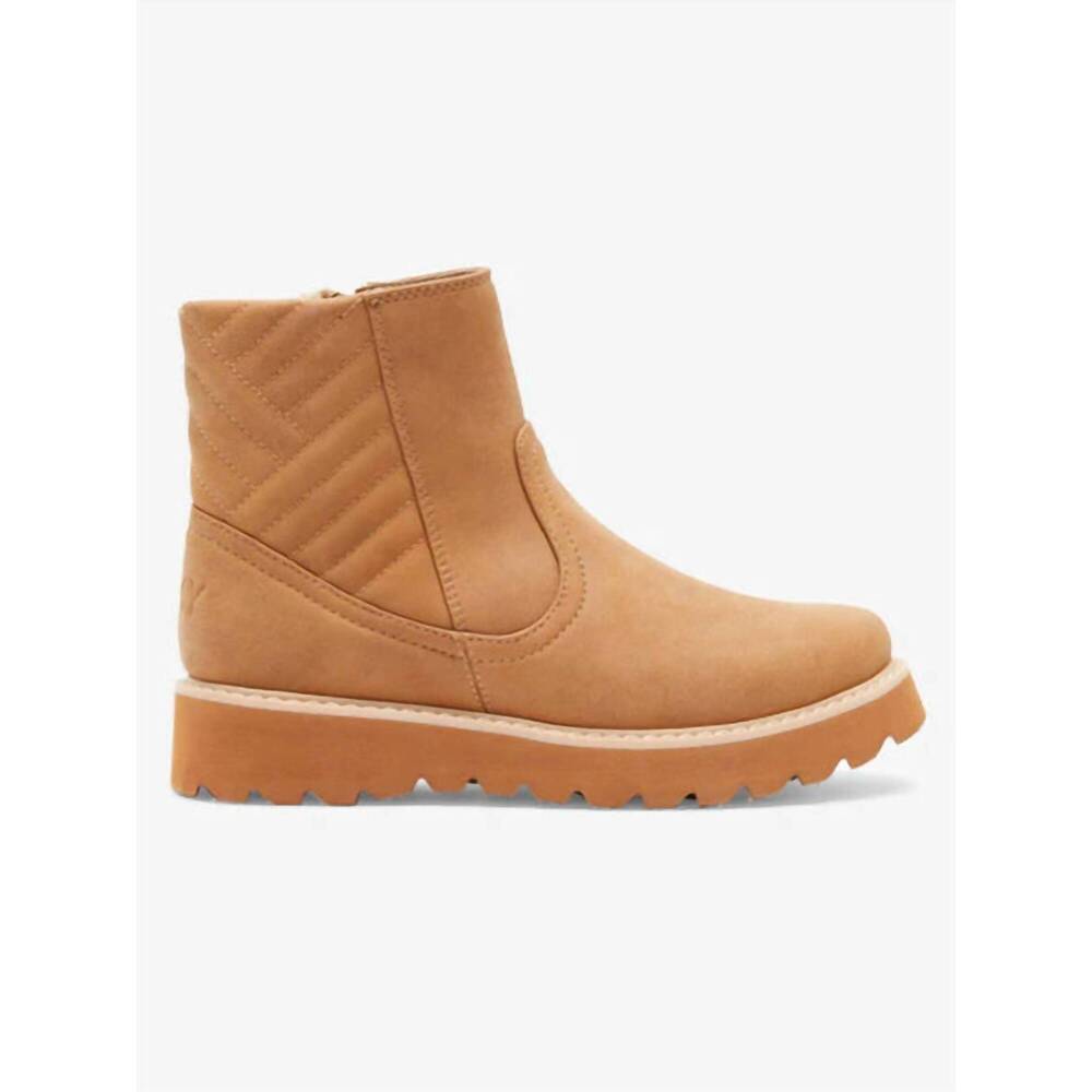 NEW ROXY women's jovie fur ii boots in tan